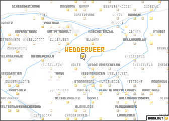 map of Wedderveer