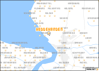 map of Weddewarden