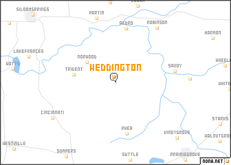 map of Weddington