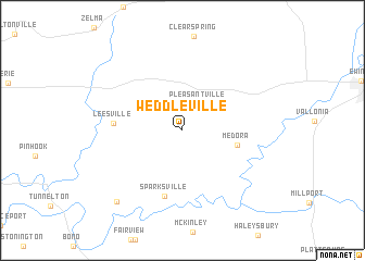 map of Weddleville
