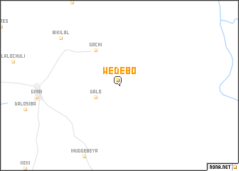 map of Wedebo