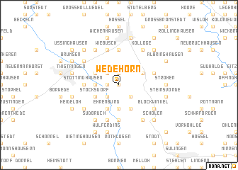 map of Wedehorn