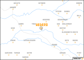 map of Wedero