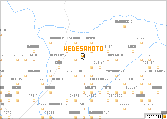 map of Wedēsa Moto
