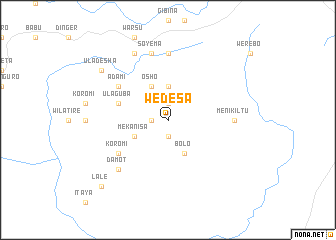 map of Wedēsa