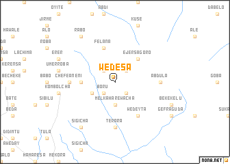 map of Wedēsa