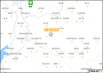 map of Wedeso