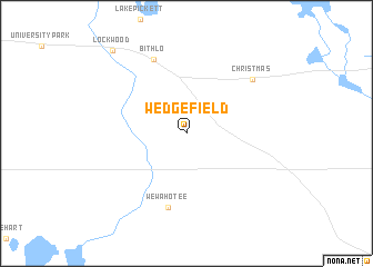 map of Wedgefield
