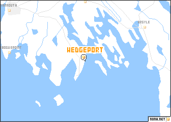 map of Wedgeport