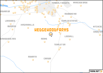 map of Wedgewood Farms