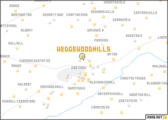 map of Wedgewood Hills