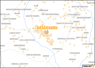 map of Wedgewood