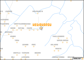 map of Wédiawarou