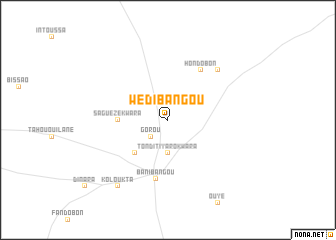 map of Wédi Bangou