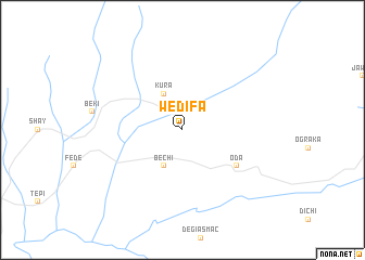 map of Wedīfa