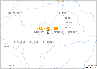 map of Weeaproinah