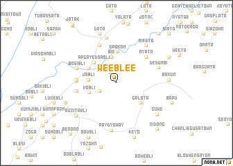 map of Weeblee