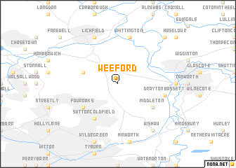map of Weeford