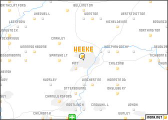 map of Weeke