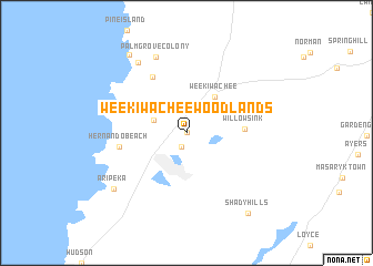 map of Weekiwachee Woodlands