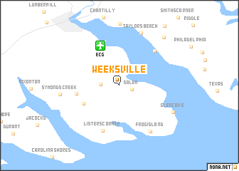 map of Weeksville