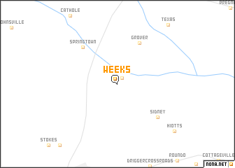 map of Weeks
