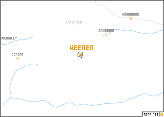 map of Weenen