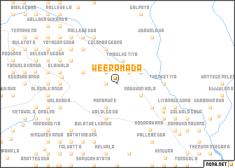 map of Weeramada