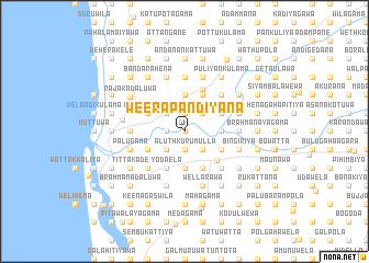 map of Weerapandiyana