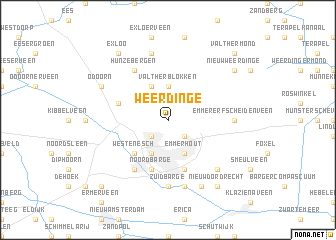 map of Weerdinge