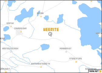 map of Weerite