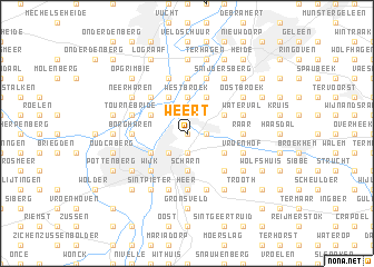 map of Weert