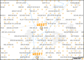 map of Weert