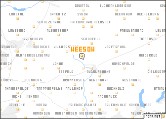 map of Weesow