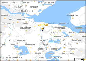 map of Weesp