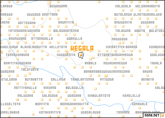 map of Wegala