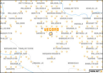 map of Wegama