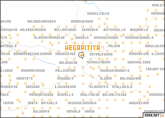 map of Wegapitiya