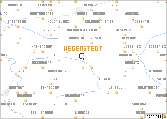 map of Wegenstedt