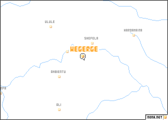 map of Wegergē