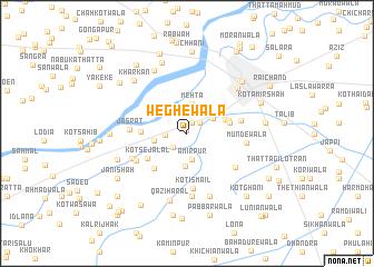 map of Weghewāla
