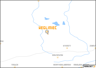 map of Węgliniec