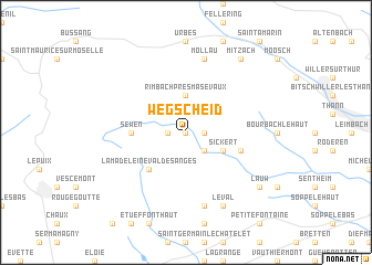 map of Wegscheid