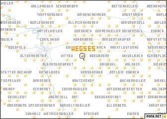 map of Wegses