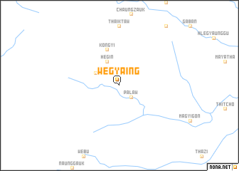 map of Wegyaing