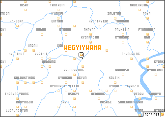 map of Wegyi-ywama