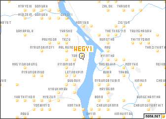 map of Wègyi