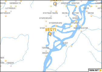 map of Wegyi