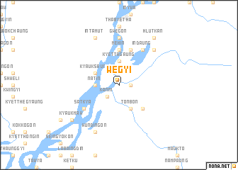 map of Wègyi