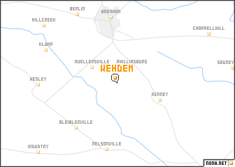 map of Wehdem